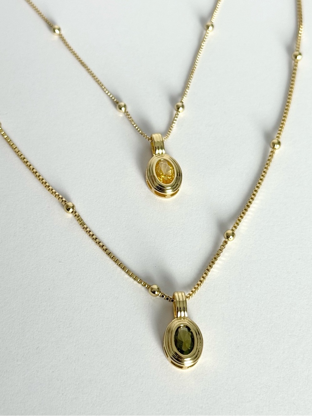 Luz Stone Necklace